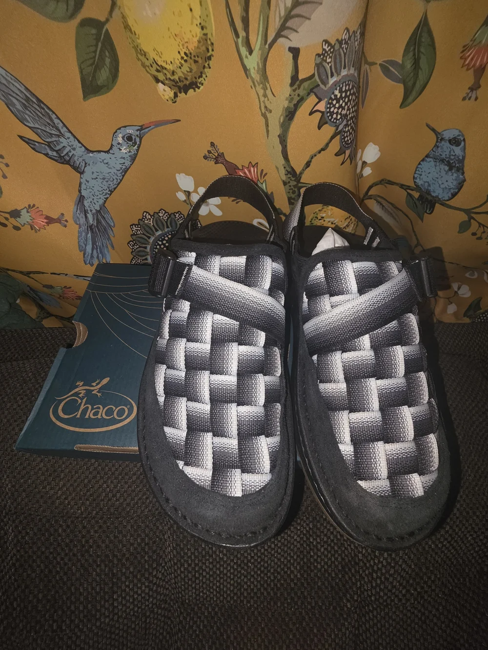 Chaco Men's Black & Gray Canyon Woven Clog